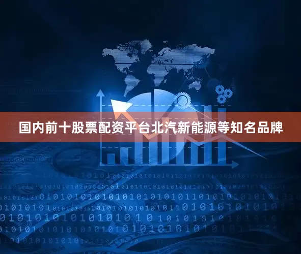 国内前十股票配资平台北汽新能源等知名品牌